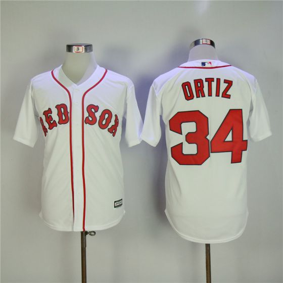 Men Boston Red Sox #34 David Ortiz Game MLB Jerseys->dallas cowboys->NFL Jersey